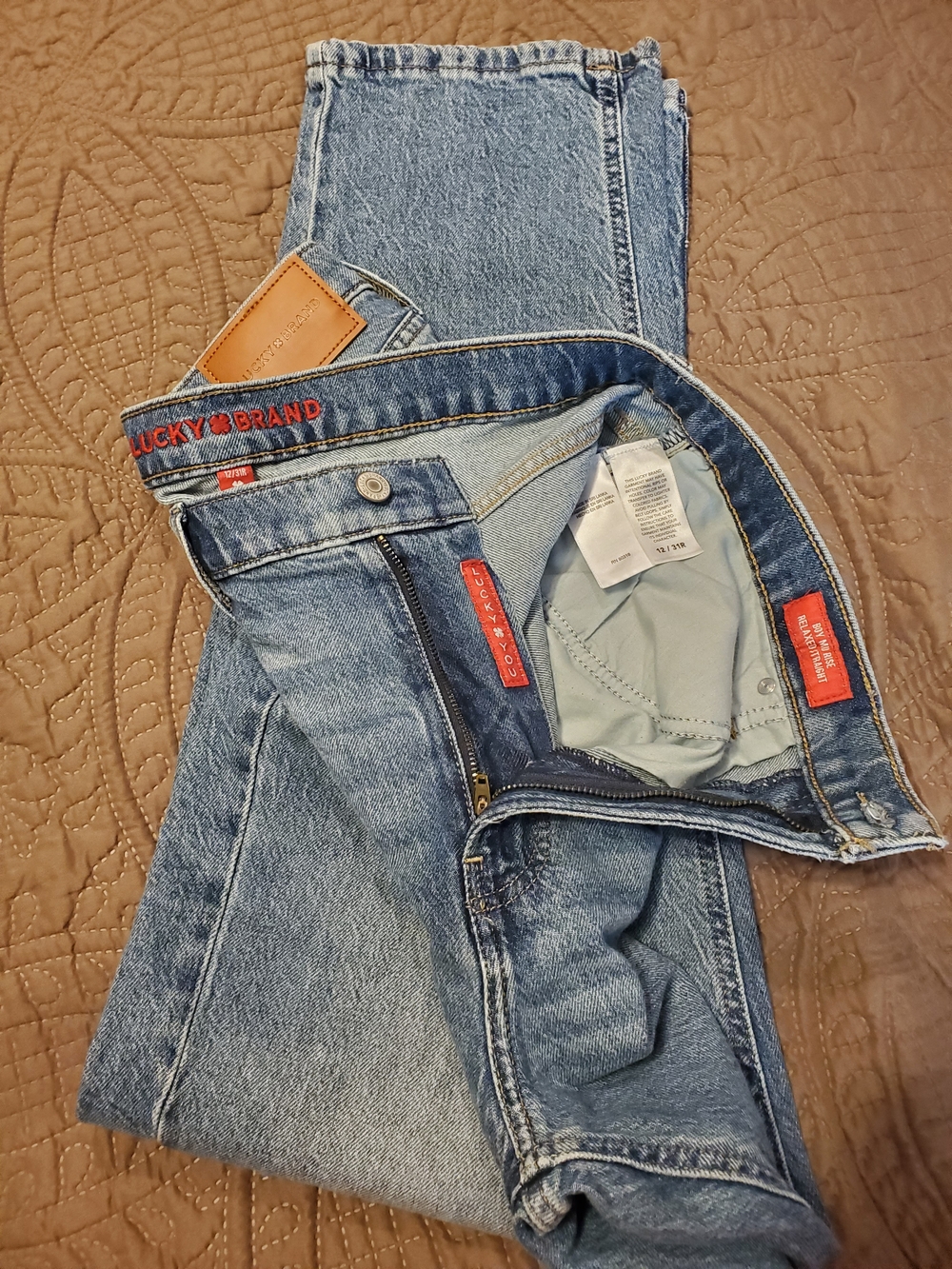 Lucky Brand Light Blue Relaxed Fit Jeans
